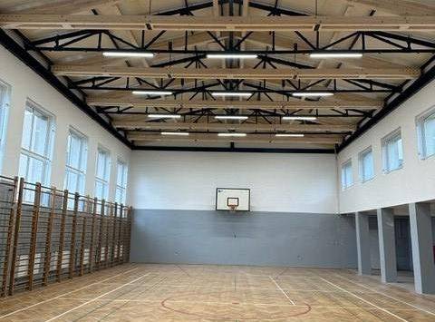 Remont pokrycia dachu sali gimnastycznej w miejscowości Sycewice gmina Kobylnica